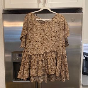 Cheetah blouse